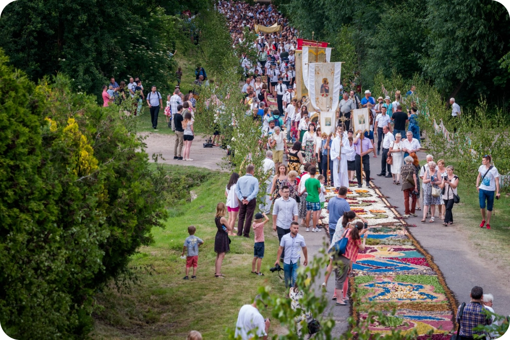 Procesja Bożego Ciała w Spycimierzu